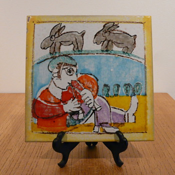 DE SIMONE TILE "ZAMPOGNARO e CIUCCI ( o LEPRI?)