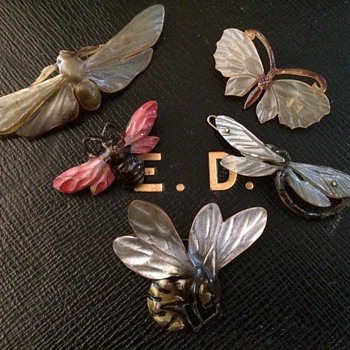 Nouveau horn bugs - Art Nouveau