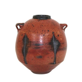 Studio Stoneware Vase - Art Pottery