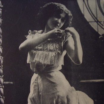 1908-1917 Postcard, "TEASE" PRETTY GIRL ENGAGED IN UNDRESSING--IN GOOD TASTE! - Postcards