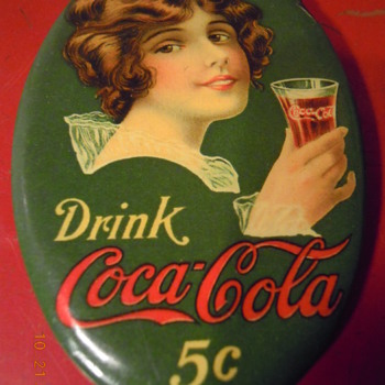 1914 Coca-Cola Pocket Mirror - Coca-Cola