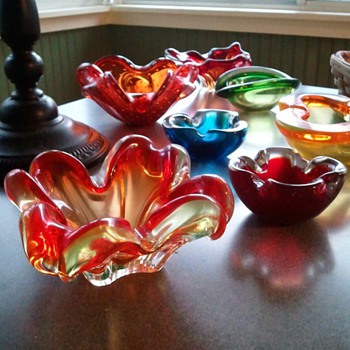 Vaseline Glass - My Favorite Ashtray - Art Glass