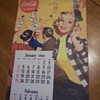 MY OLD 1950'S COKE CALENDAR