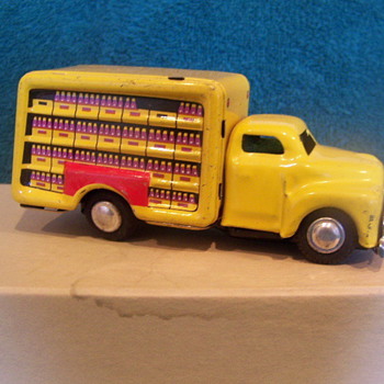 1950's - 4" Japan Friction Coca-Cola truck