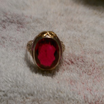 My Ruby vintage ring- a mystery..