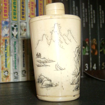 Bone Snuff Bottle - Asian