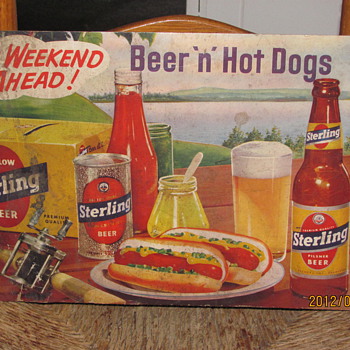 Beer sign and opener. - Breweriana
