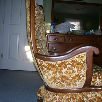 Antique Chair with Swivel Rocker