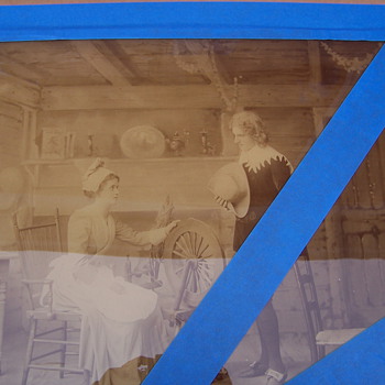 Large format glass photo positive. What is it? 