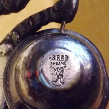 silver from SPAIN???...do YOU recognize this makers mark?...Help - Sterling Silver
