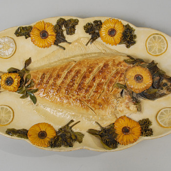 Chelsea Keramic Fish Platter by Hugh Robertson - Art Pottery