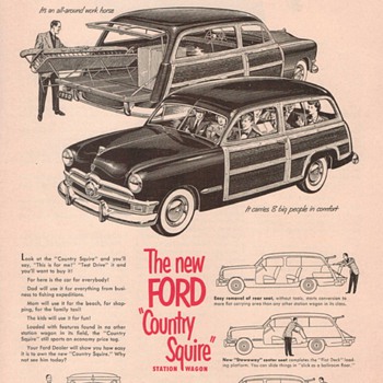 1950 Ford Station Wagon Advertisement