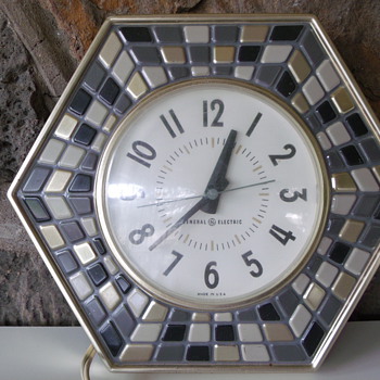  My vintage General Electric mosaic wall clock