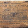 1800's Putnum Nail Company Wooden Box.