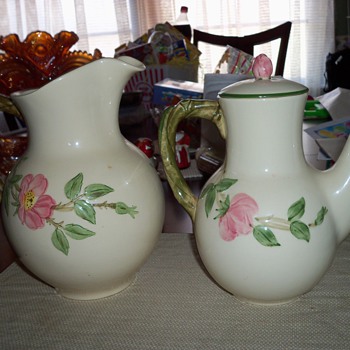 1941 Coffee and Tea Fransican Desert Rose - China and Dinnerware