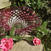 Hobbs & Brockunier Rubina DewDrop Master Berry Bowl