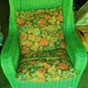 Green Wicker Chair
