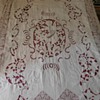 Angel pattern Richelieu embroideries , fantastic 1800's bedspead