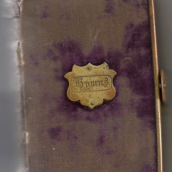Tiny Velvet and brass hymnal - Books