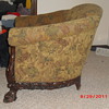 Dragon footed chair
