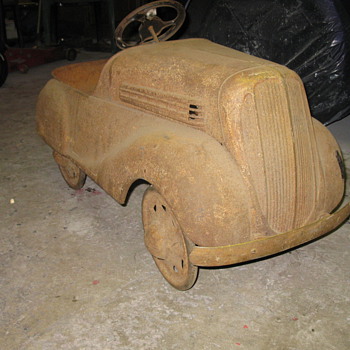 antique pedal car