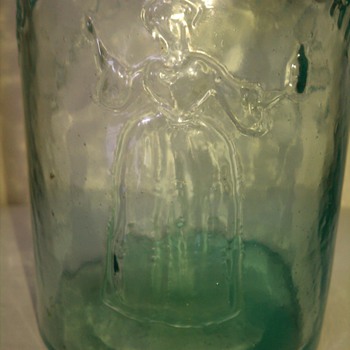 Rare JD WILLOUGHBY NY  The Ladies Favorite Fruit Jar