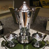 Space Age 40's 50's Chrome & Bakalite Coffee Set