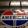 American gas sign with original frame.