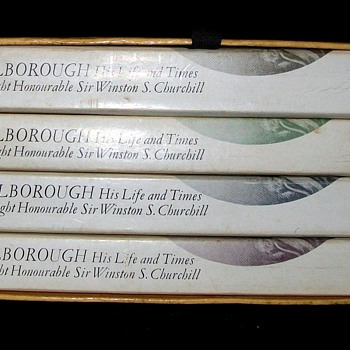 MARLBOROUGH HIS LIFE AND TIMES 4 VOLUME SET by WINSTON CHURCHILL