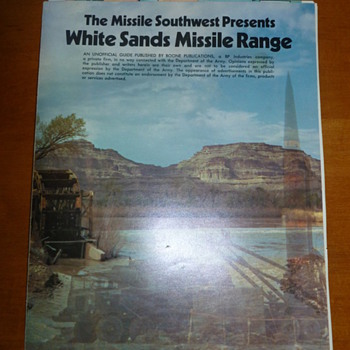 1973 Missile Southwest White Sands Missile Range Employee Book