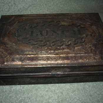 small metal box, says lunch on the top - Kitchen
