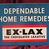 1930's-1940's Ex- Lax Sign and Thermometer