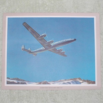 Lockheed Super Constellation Airplane Print