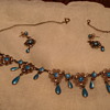 antique necklace and earring 