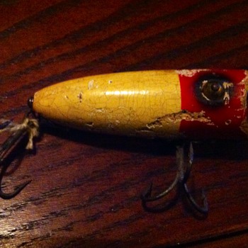Antique Heddon Baby Lucky 13 Fishing Bait - Fishing