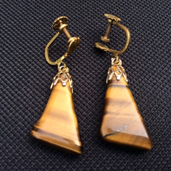 Tigers eye earrings - Fine Jewelry