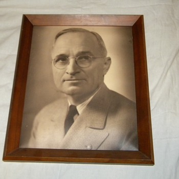 1945 Harry S. Truman Portrait by Fabian Bachrach