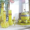 MOSER SPATTER ENAMELED GLASS