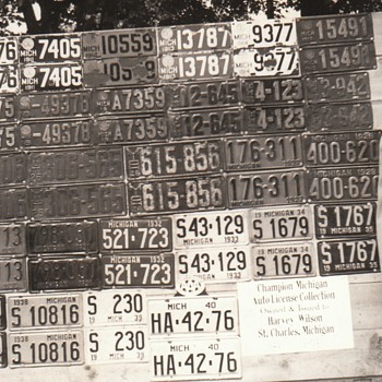 License Plate Collecting and the King of Plates!