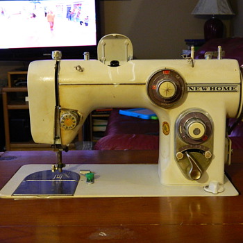 New Home Model # 672 Cabinet Sewing Machine - Sewing