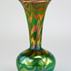 Victor Durand King Tut Art Glass Vase, signed