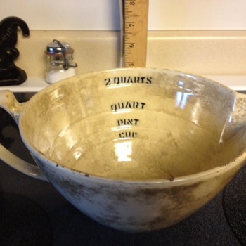 Cast Iron Porcelain batter bowl?