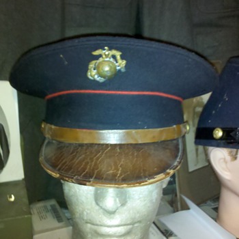 late 1920's USMC "HORSE MARINE" Visor dress cap