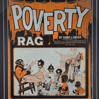 Black Americana Poverty Rag Sheet Music - Music