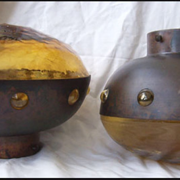 RARE Nanny Still McKinney- Raak Holland UFO / FLYING SAUCER LIGHTS 
