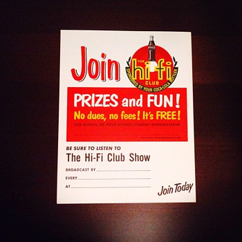 Hi Fi Club Paper Posters