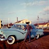 I'm Cool with my Cig at Army barracks and my  55 Ford 
