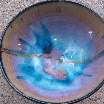 Contemporary Studio art Mystery Bowl - Art Pottery
