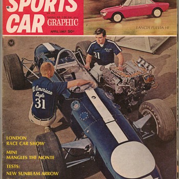1967 Sports Car Graphic Magazine