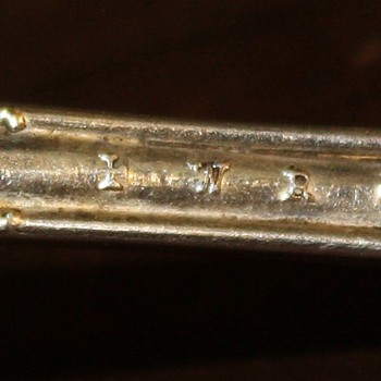 Mystery silver hallmarks and Charter Oak pattern